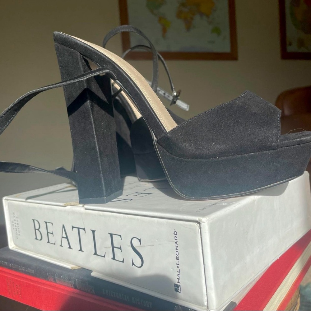 ASOS Platform ankle strap heels